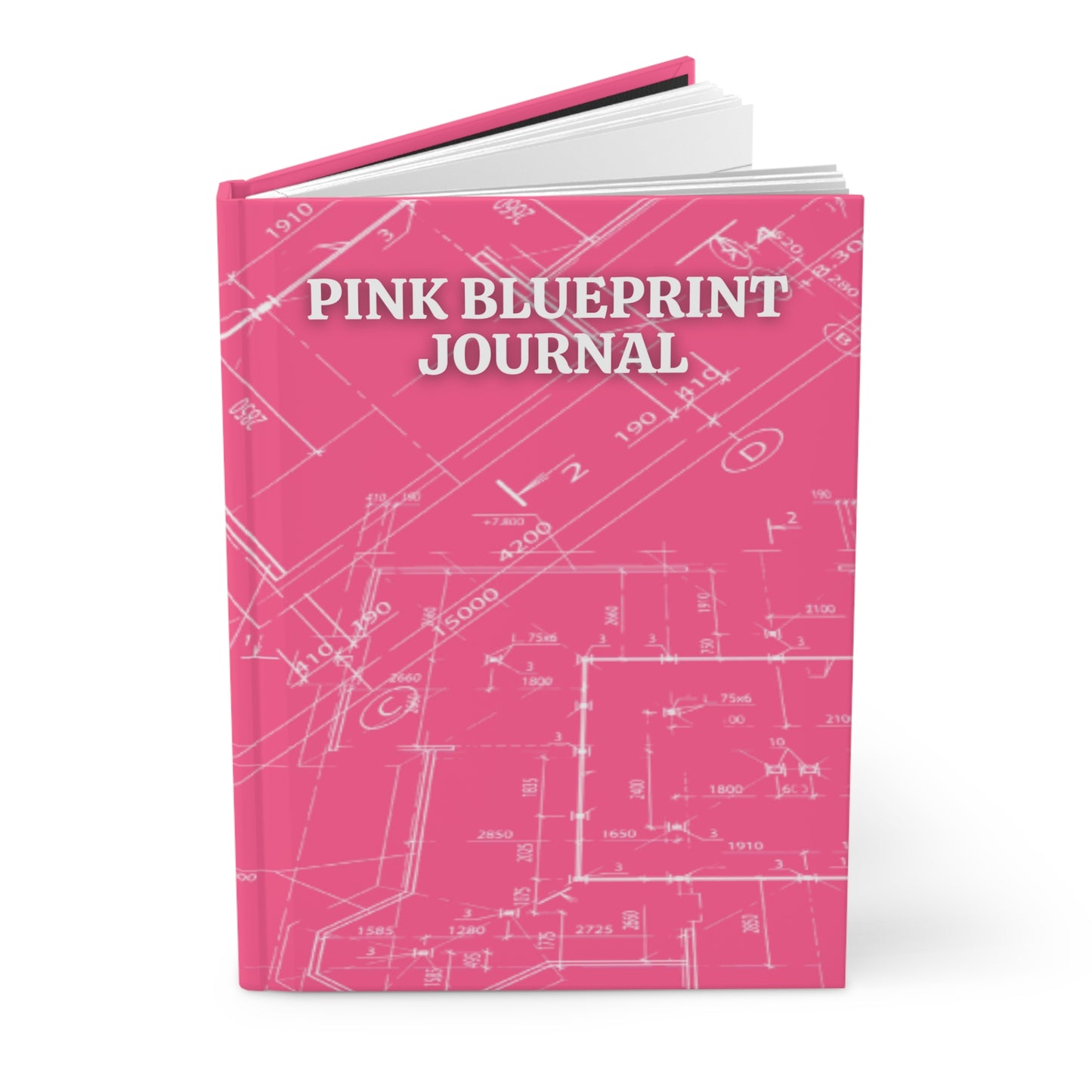 The CEO Blueprint Agency Pink Blueprint Journal for Adults & Teens (Hardcover)