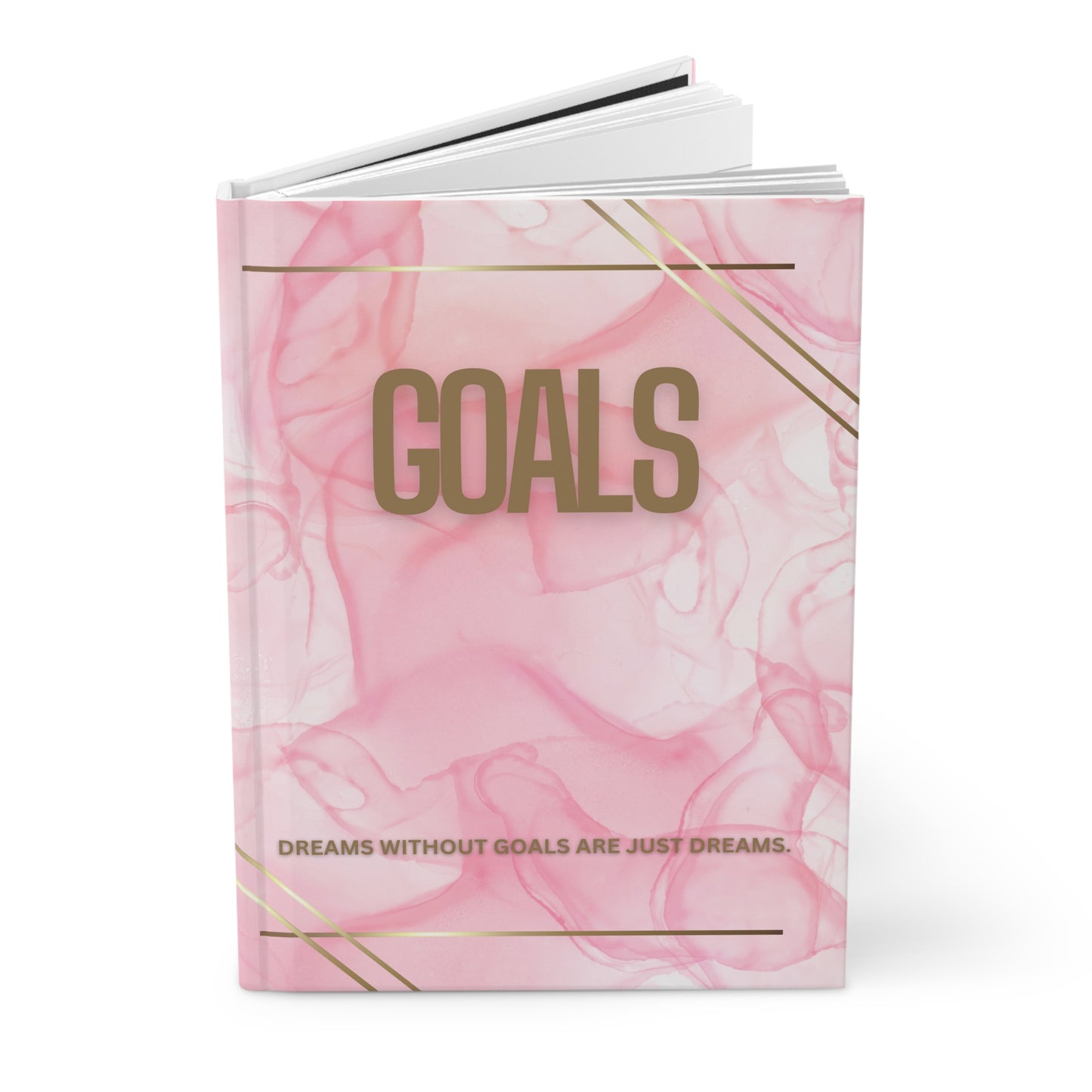 The CEO Blueprint Agency Goal Setting Matte Hardcover Journal (Ruled) for Adults & Teens