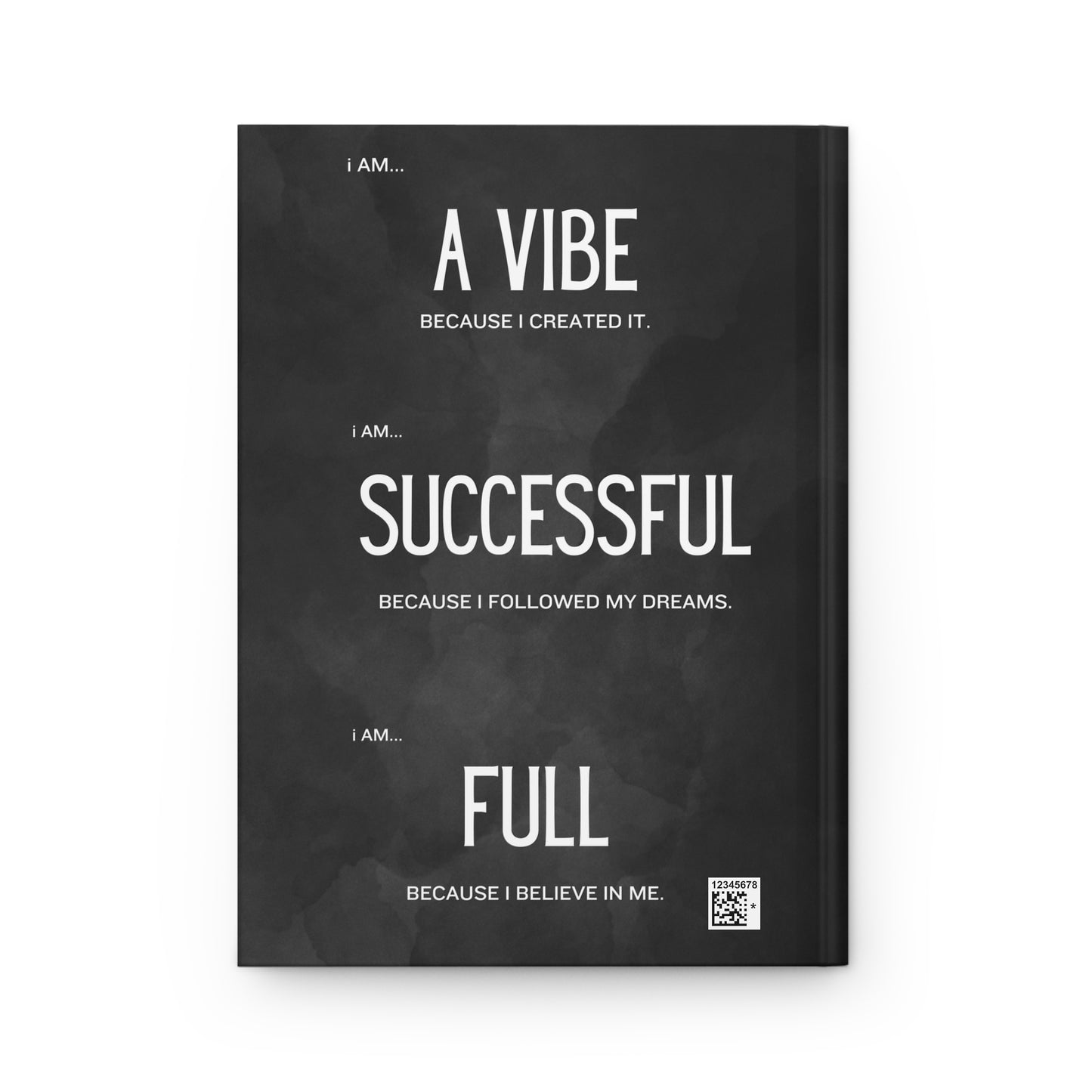 The CEO Blueprint Agency SELF MADE Affirmation Matte Hardcover Journal (Ruled)