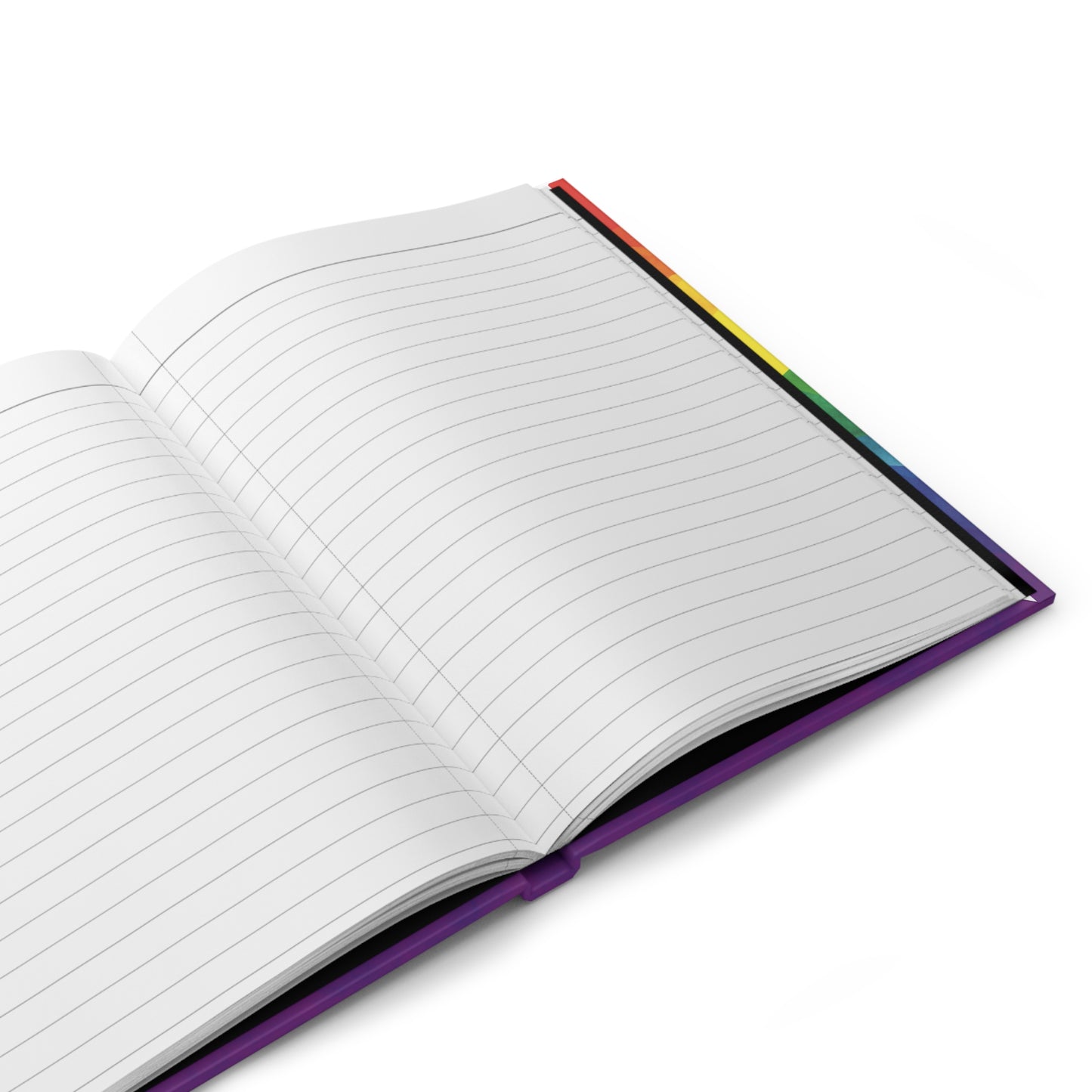 The CEO Blueprint Agency LOVE Matte Hardcover Journal (Ruled) - Rainbow
